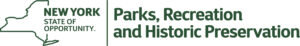 The logo of New York State Parks, Recreation and Historic Preservation